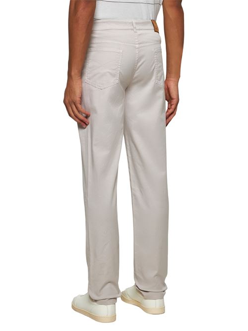 Trousers with embroidered logo BRUNELLO CUCINELLI | M289LI1780C6008